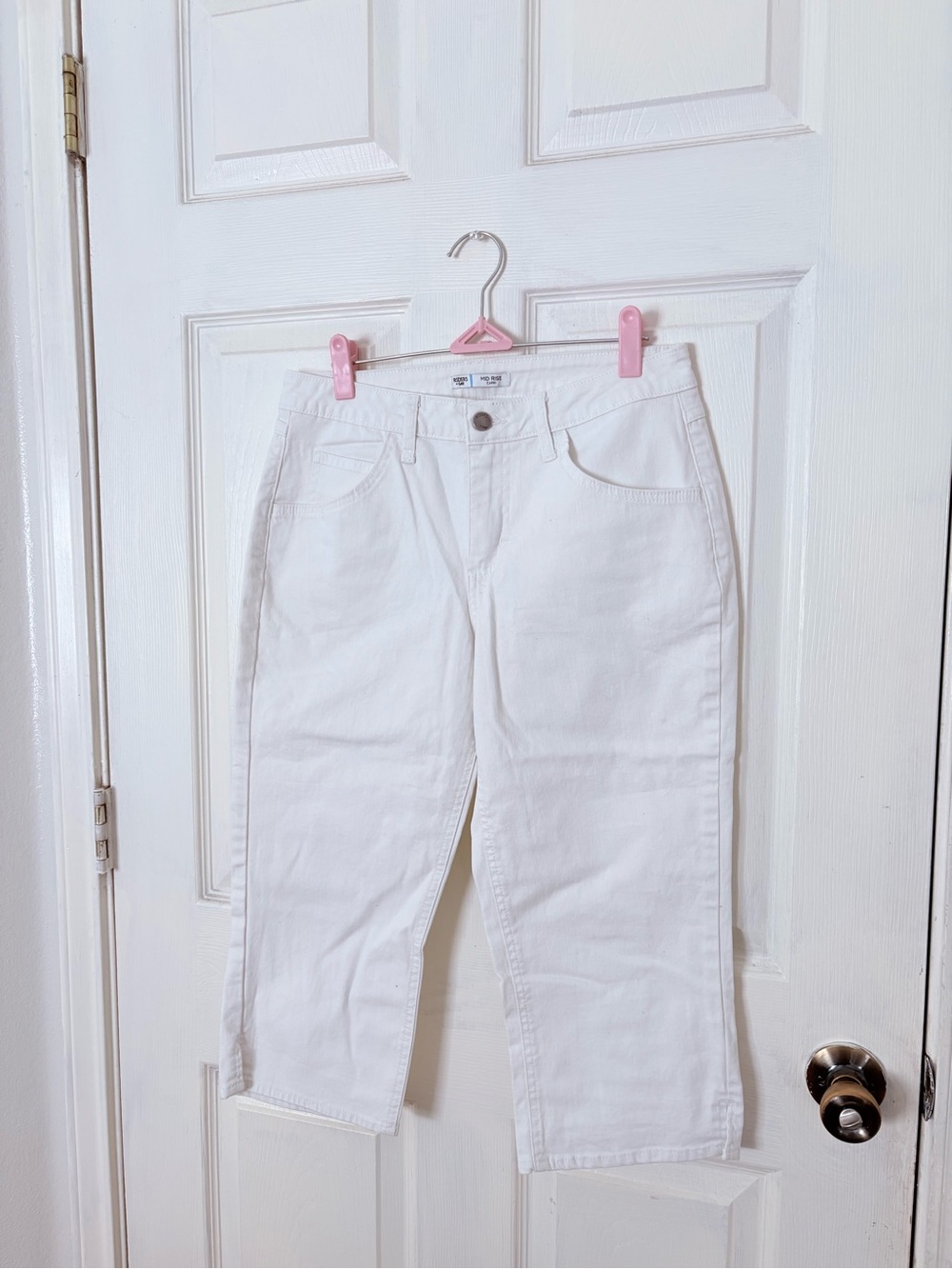 Riders by Lee White Cropped Jeans